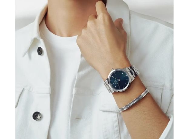 Daniel Wellington DW00100448 Iconic Link Arctic 40 S Blue, фото 7 | Интернет-магазин оригинальных часов и аксессуаров