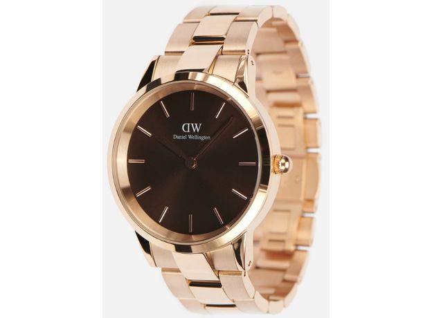 Daniel Wellington DW00100461 Iconic Link Amber 36 RG Brown, фото 6 | Интернет-магазин оригинальных часов и аксессуаров