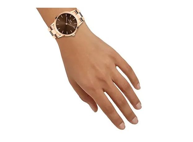 Daniel Wellington DW00100461 Iconic Link Amber 36 RG Brown, фото 2 | Интернет-магазин оригинальных часов и аксессуаров