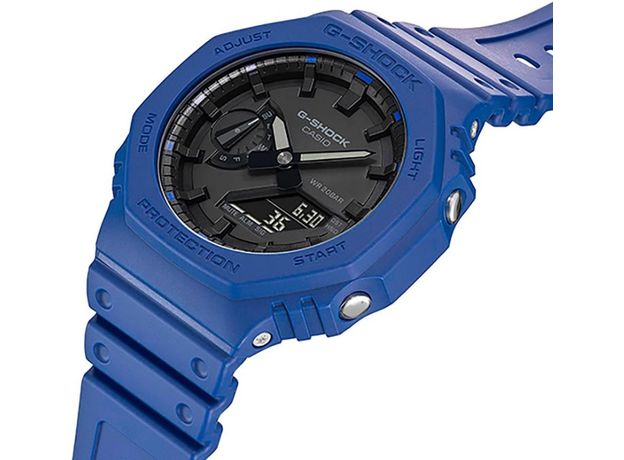 CASIO GA-2100-2AER, Вариации товара: Синий, фото 6 | Интернет-магазин оригинальных часов и аксессуаров