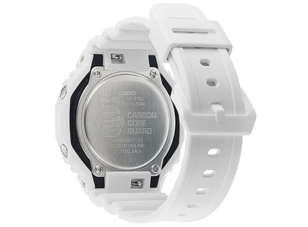 CASIO GA-2100-7AER, Вариации товара: Белый/Черный, фото 4 | Интернет-магазин оригинальных часов и аксессуаров