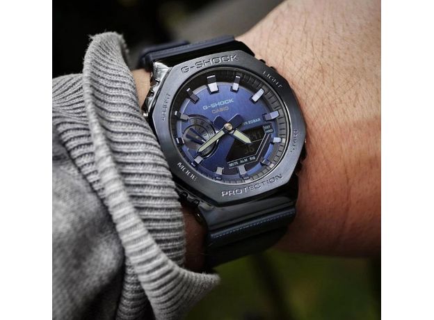 CASIO GM-2100N-2AER, Вариации товара: Черный/Синий, фото 7 | Интернет-магазин оригинальных часов и аксессуаров