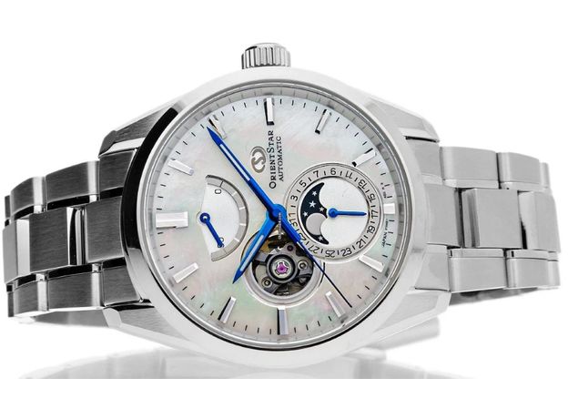 ORIENT STAR RE-AY0005A00B CONTEMPORARY MOONPHASE OPEN HEART MOP, фото 3 | Интернет-магазин оригинальных часов и аксессуаров