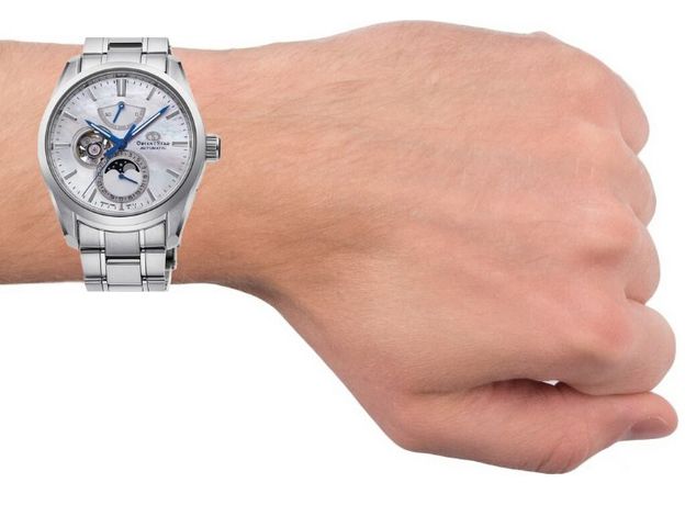 ORIENT STAR RE-AY0005A00B CONTEMPORARY MOONPHASE OPEN HEART MOP, фото 6 | Интернет-магазин оригинальных часов и аксессуаров