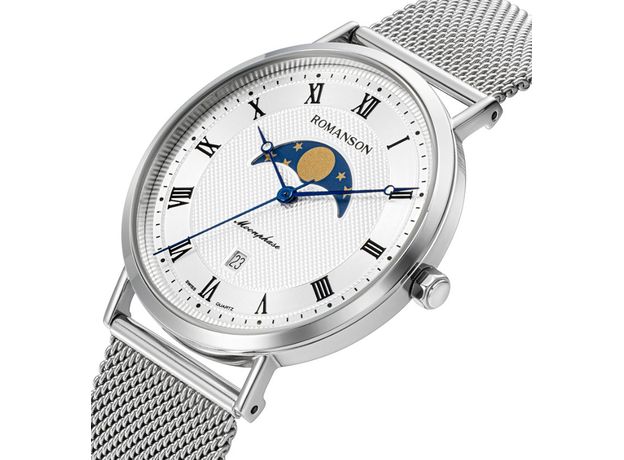 ROMANSON RWTMFM1B2400WHSI0 (TM1B24 WH WH), фото 2 | Интернет-магазин оригинальных часов и аксессуаров