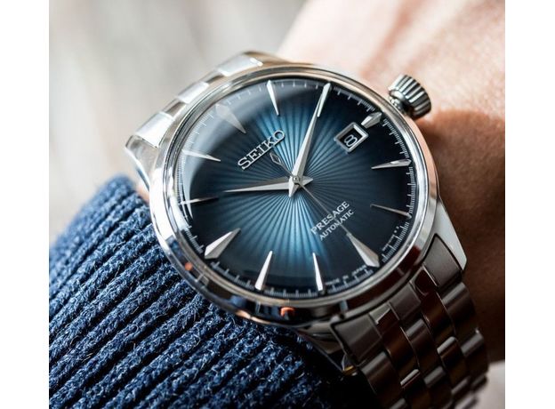 SEIKO SRPB41J1 PRESAGE COCKTAIL TIME BLUE MOON, фото 14 | Интернет-магазин оригинальных часов и аксессуаров