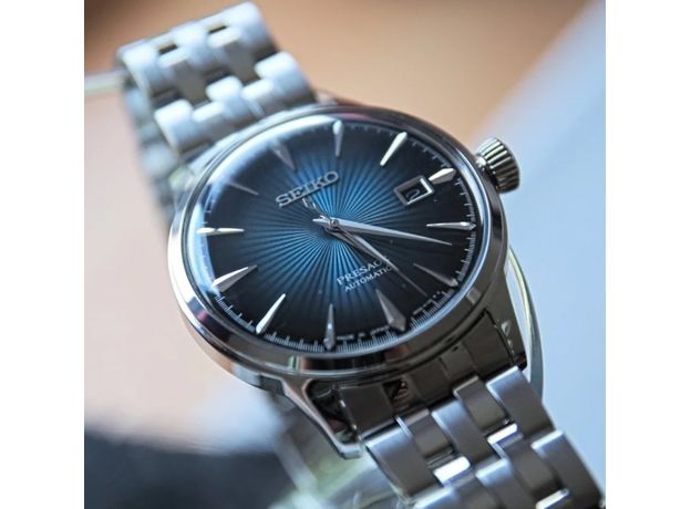 SEIKO SRPB41J1 PRESAGE COCKTAIL TIME BLUE MOON, фото 13 | Интернет-магазин оригинальных часов и аксессуаров