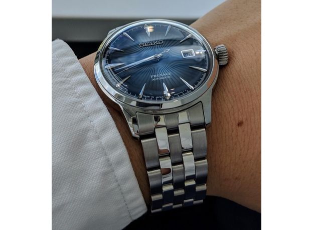 SEIKO SRPB41J1 PRESAGE COCKTAIL TIME BLUE MOON, фото 12 | Интернет-магазин оригинальных часов и аксессуаров