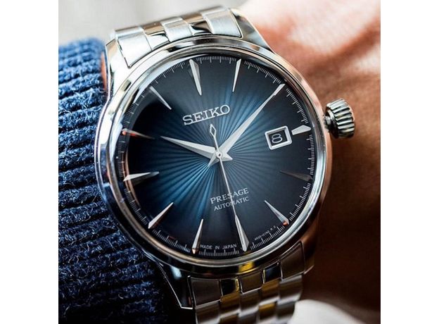 SEIKO SRPB41J1 PRESAGE COCKTAIL TIME BLUE MOON, фото 10 | Интернет-магазин оригинальных часов и аксессуаров