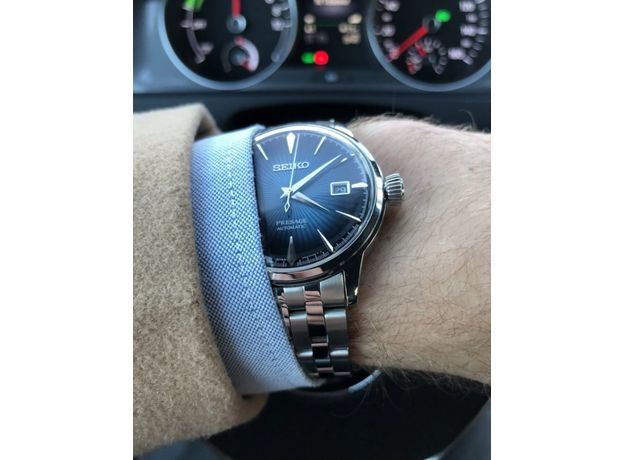 SEIKO SRPB41J1 PRESAGE COCKTAIL TIME BLUE MOON, фото 8 | Интернет-магазин оригинальных часов и аксессуаров