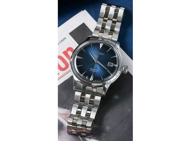 SEIKO SRPB41J1 PRESAGE COCKTAIL TIME BLUE MOON, фото 7 | Интернет-магазин оригинальных часов и аксессуаров