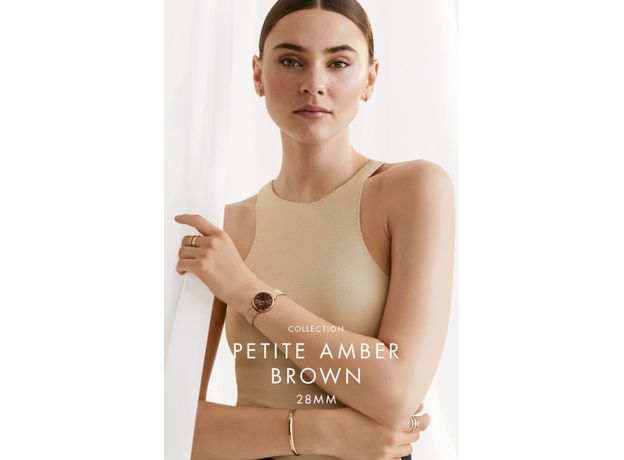 Daniel Wellington DW00100476 Petite Amber 28 RG Brown, фото 4 | Интернет-магазин оригинальных часов и аксессуаров