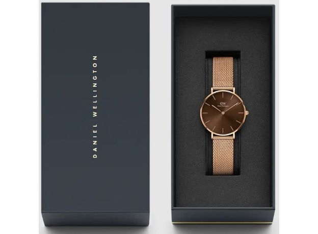 Daniel Wellington DW00100477 Petite Amber 32 RG Brown, фото 4 | Интернет-магазин оригинальных часов и аксессуаров