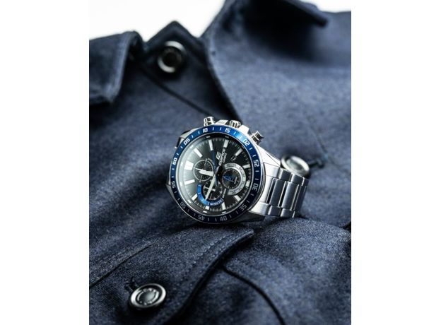 CASIO EFV-620D-1A2VUEF, Вариации товара: Стальной/Черный, фото 4 | Интернет-магазин оригинальных часов и аксессуаров