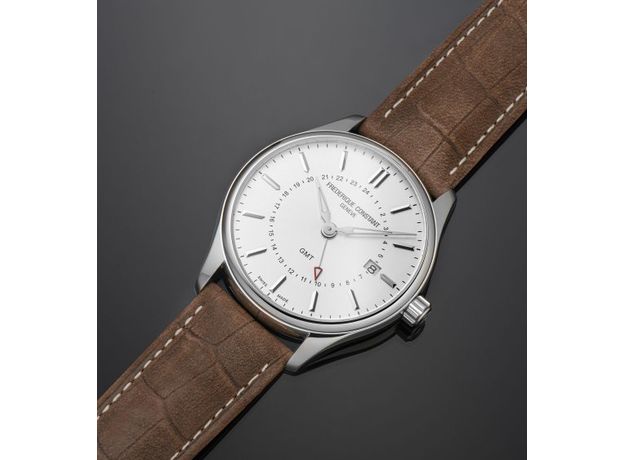 Frederique Constant FC-252SS5B6 Classics Quartz GMT, фото 3 | Интернет-магазин оригинальных часов и аксессуаров