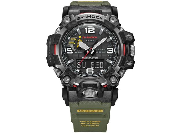CASIO GWG-2000-1A3ER MUDMASTER, Вариации товара: Черный/Зеленый, фото 5 | Интернет-магазин оригинальных часов и аксессуаров