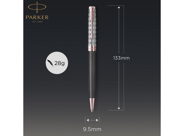 Шариковая ручка Parker 68-232 SONNET 17 Metal & Grey, фото 4 | Интернет-магазин оригинальных часов и аксессуаров