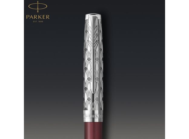 Кулькова ручка Parker 68-332 SONNET 17 Metal & Red, фото 3 | Интернет-магазин оригинальных часов и аксессуаров