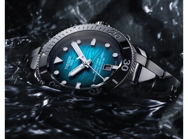 TISSOT T120.607.11.041.00 SEASTAR 2000 PROFESSIONAL POWERMATIC 80, фото 5 | Интернет-магазин оригинальных часов и аксессуаров