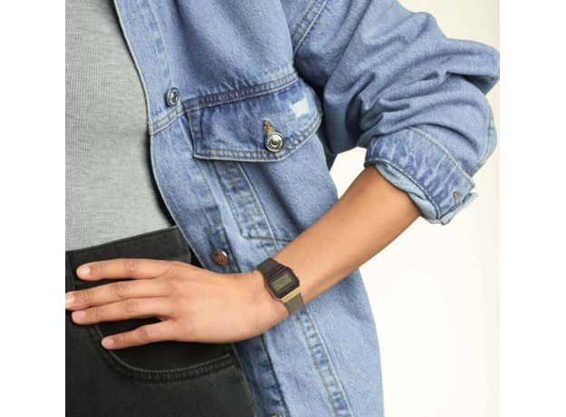 CASIO A700WEGL-3AEF, Варіант кольору: Позолота/Зелений, фото 6 | Интернет-магазин оригинальных часов и аксессуаров