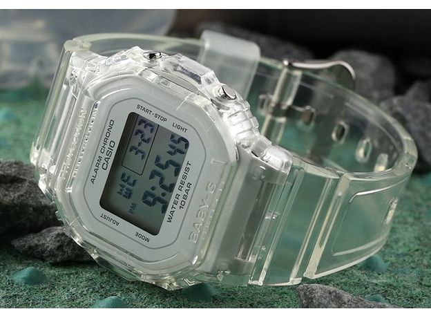 CASIO BGD-565S-7ER, Вариации товара: Прозрачный/Белый, фото 2 | Интернет-магазин оригинальных часов и аксессуаров