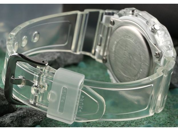 CASIO BGD-565S-7ER, Вариации товара: Прозрачный/Белый, фото 3 | Интернет-магазин оригинальных часов и аксессуаров