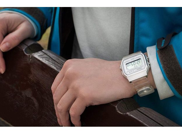 CASIO F-91WS-7EF, Варіант кольору: Прозорий/Білий, фото 2 | Интернет-магазин оригинальных часов и аксессуаров