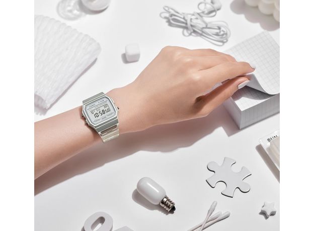 CASIO F-91WS-7EF, Варіант кольору: Прозорий/Білий, фото 4 | Интернет-магазин оригинальных часов и аксессуаров