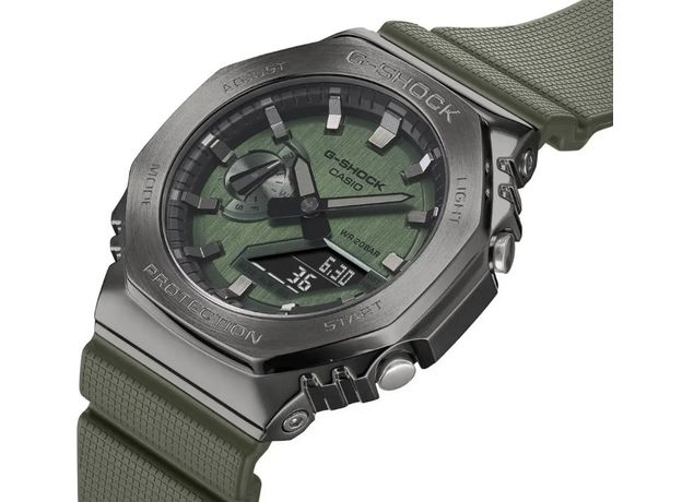 CASIO  GM-2100B-3AER, Варіант кольору:  Сірий/Зелений, фото 3 | Интернет-магазин оригинальных часов и аксессуаров