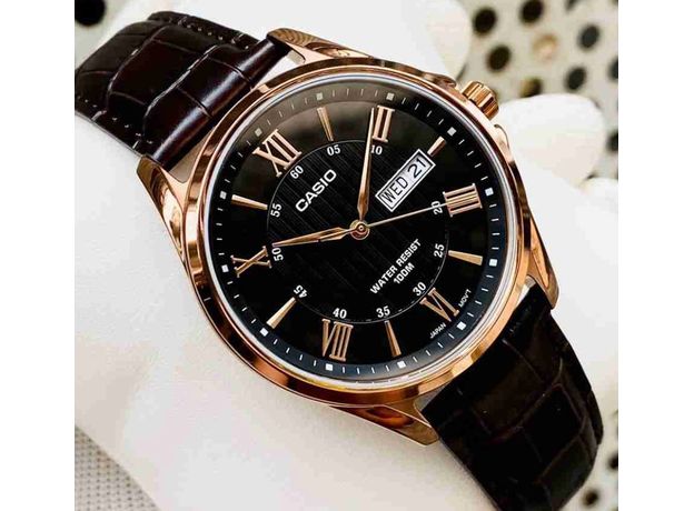 CASIO MTP-1384L-1AVEF, Вариации товара: Позолота/Черный, фото 2 | Интернет-магазин оригинальных часов и аксессуаров