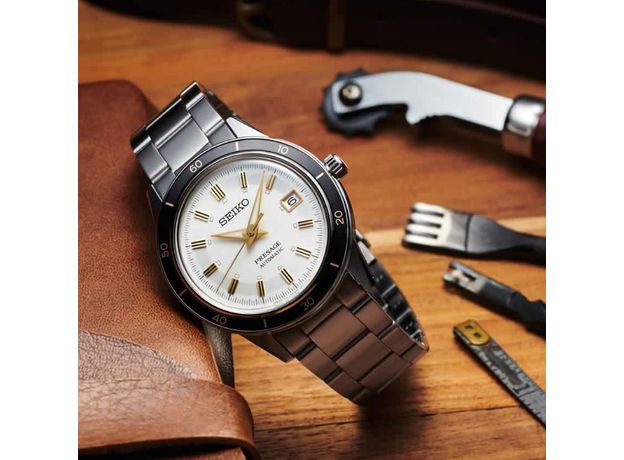 SEIKO SRPG03J1 PRESAGE STYLE 60S, фото 5 | Интернет-магазин оригинальных часов и аксессуаров