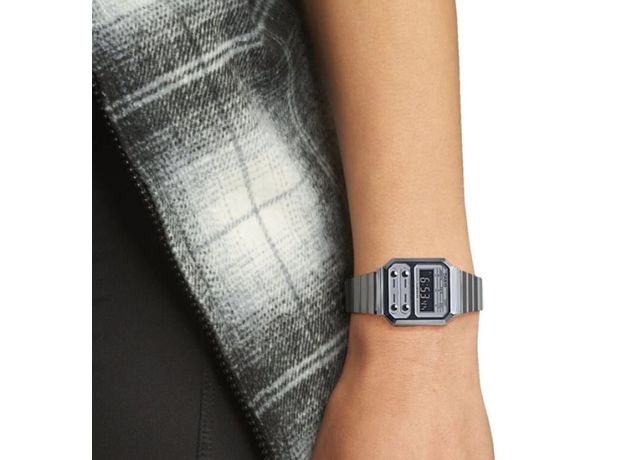 CASIO A100WE-7BEF, Вариации товара: Стальной, фото 2 | Интернет-магазин оригинальных часов и аксессуаров