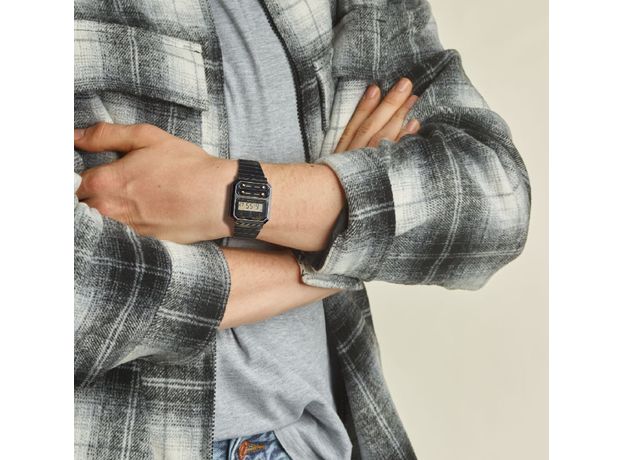 CASIO A100WEGG-1A2EF, Варіант кольору: Сірий, фото 4 | Интернет-магазин оригинальных часов и аксессуаров