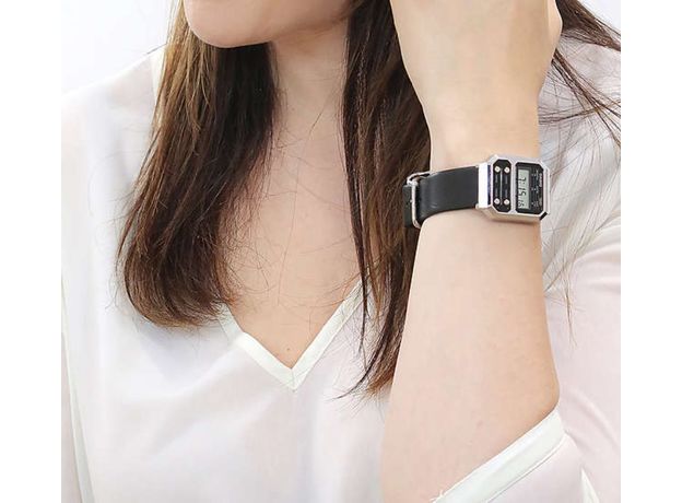 CASIO A100WEL-1AEF, Варіант кольору: Чорний, фото 4 | Интернет-магазин оригинальных часов и аксессуаров