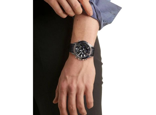 CASIO ECB-30P-1AEF, Варіант кольору: Чорний/Чорний, фото 4 | Интернет-магазин оригинальных часов и аксессуаров