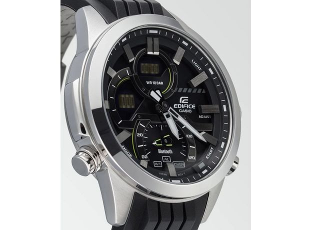 CASIO ECB-30P-1AEF, Варіант кольору: Чорний/Чорний, фото 3 | Интернет-магазин оригинальных часов и аксессуаров
