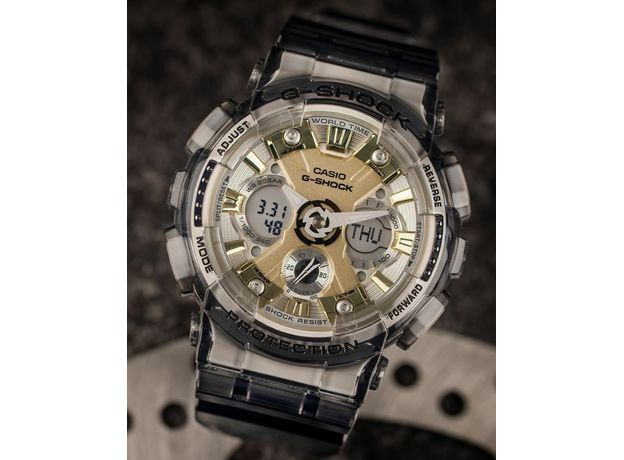 CASIO GMA-S120GS-8AER, Вариации товара: Прозрачный/Серый, фото 4 | Интернет-магазин оригинальных часов и аксессуаров