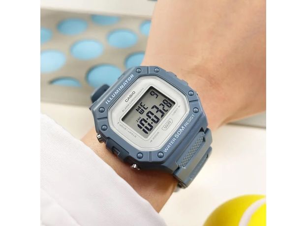 CASIO W-218HC-2AVEF, Варіант кольору: Сірий, фото 3 | Интернет-магазин оригинальных часов и аксессуаров