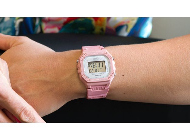 CASIO W-218HC-4AVEF, Варіант кольору: Рожевий, фото 3 | Интернет-магазин оригинальных часов и аксессуаров