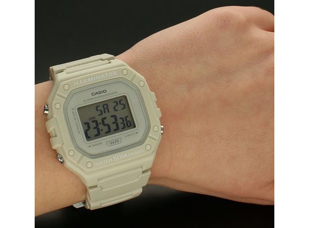 CASIO W-218HC-8AVEF, Вариации товара: Белый/Серый, фото 4 | Интернет-магазин оригинальных часов и аксессуаров