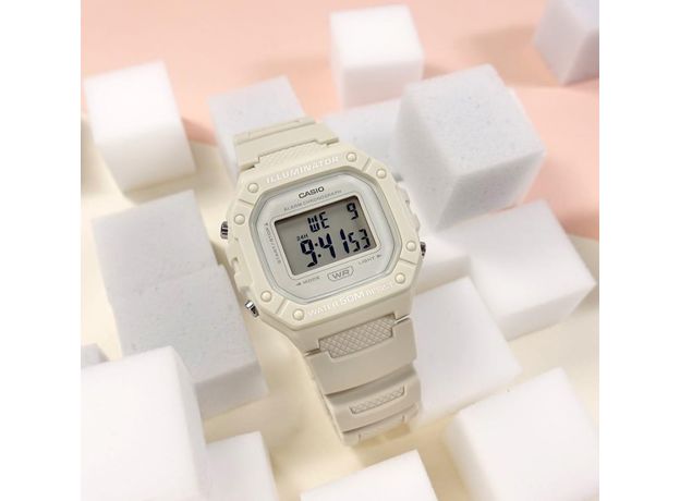 CASIO W-218HC-8AVEF, Вариации товара: Белый/Серый, фото 3 | Интернет-магазин оригинальных часов и аксессуаров