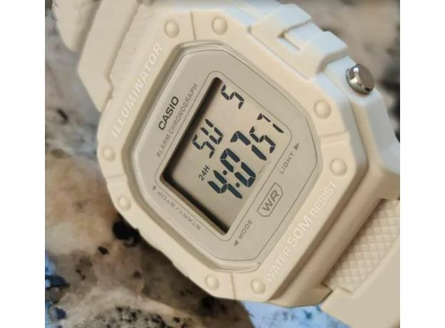 CASIO W-218HC-8AVEF, Вариации товара: Белый/Серый, фото 2 | Интернет-магазин оригинальных часов и аксессуаров