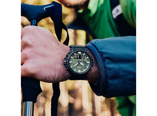 CASIO PRW-61Y-3ER, Вариации товара: Зеленый, фото 5 | Интернет-магазин оригинальных часов и аксессуаров