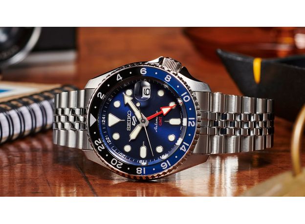 SEIKO SSK003K1 SEIKO 5 SPORTS GMT, фото 8 | Интернет-магазин оригинальных часов и аксессуаров