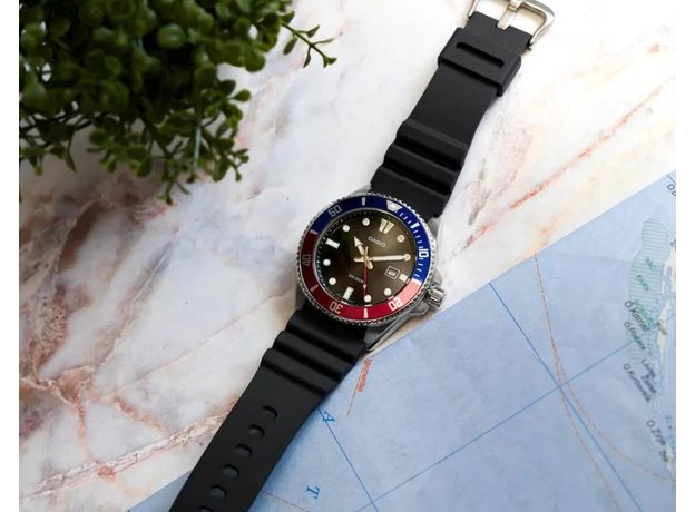 CASIO MDV-107-1A3VEF Duro Diver, Варіант кольору: Синій/Червоний, фото 3 | Интернет-магазин оригинальных часов и аксессуаров