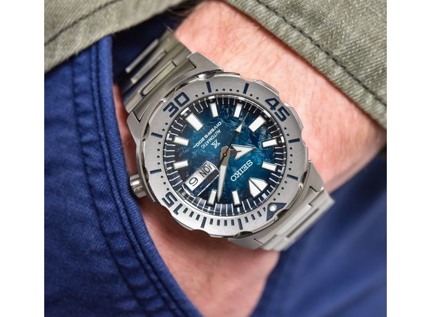 SEIKO SRPH75K1 PROSPEX MONSTER SAVE THE OCEAN ANTARCTICA, фото 4 | Интернет-магазин оригинальных часов и аксессуаров