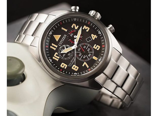 CITIZEN AT2480-81E, Варіант кольору: Темний/Чорний, фото 3 | Интернет-магазин оригинальных часов и аксессуаров