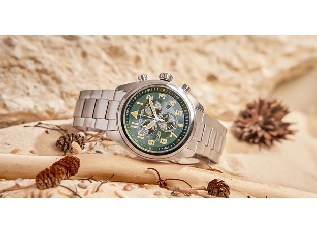 CITIZEN AT2480-81X, Вариации товара: Зеленый, фото 2 | Интернет-магазин оригинальных часов и аксессуаров