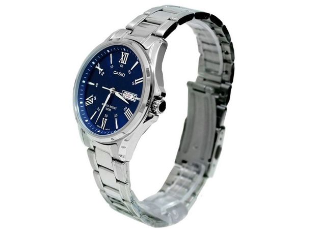 CASIO MTP-1384D-2AVEF, Вариации товара: Стальной/Синий, фото 5 | Интернет-магазин оригинальных часов и аксессуаров