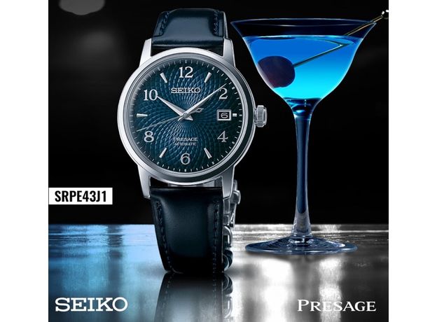 SEIKO SRPE43J1 PRESAGE COCKTAIL TIME OLD CLOCK, фото 6 | Интернет-магазин оригинальных часов и аксессуаров